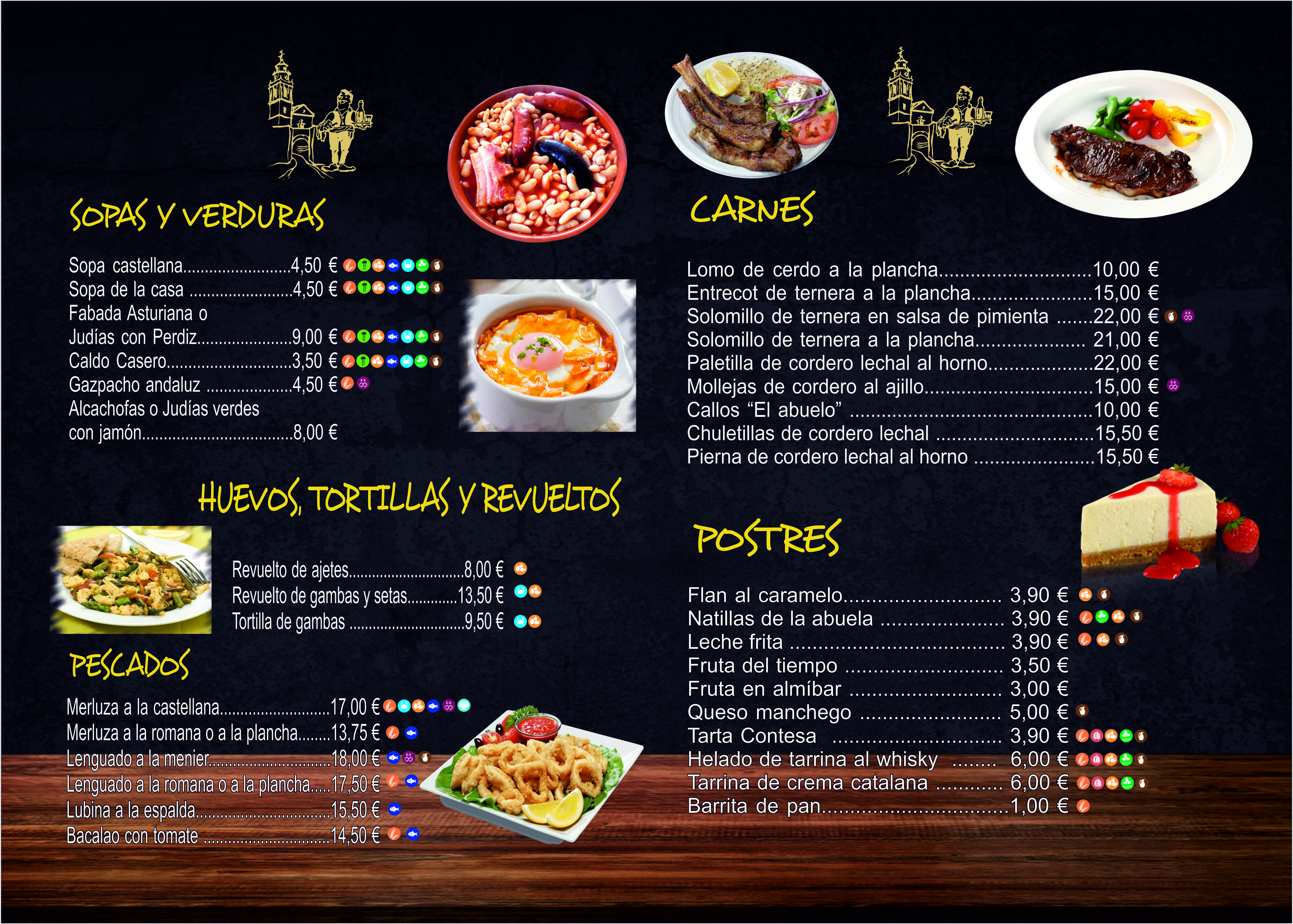 Carta de abuelo restaurante en tarancon — página 3